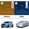 image:imageTecoom Car Cover Waterproof All Weather for Automobiles Light Shell Waterproof UVProof Windproof Design Car Cover with Zipper Storage and Lock for All Weather Indoor Outdoor Fit 191200 Inches SedanSilverPolyester