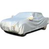 image:imageTecoom Car Cover Waterproof All Weather for Automobiles Light Shell Waterproof UVProof Windproof Design Car Cover with Zipper Storage and Lock for All Weather Indoor Outdoor Fit 191200 Inches Sedan190T Aluminum CottonSilver
