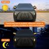 image:imageTecoom Car Cover Waterproof All Weather for Automobiles Light Shell Waterproof UVProof Windproof Design Car Cover with Zipper Storage and Lock for All Weather Indoor Outdoor Fit 191200 Inches Sedan190T Aluminum CottonBlack