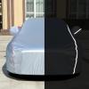 image:imageTecoom Car Cover Waterproof All Weather for Automobiles Light Shell Waterproof UVProof Windproof Design Car Cover with Zipper Storage and Lock for All Weather Indoor Outdoor Fit 191200 Inches SedanSilverOxford