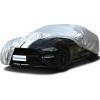 image:imageTecoom Car Cover Waterproof All Weather for Automobiles Light Shell Waterproof UVProof Windproof Design Car Cover with Zipper Storage and Lock for All Weather Indoor Outdoor Fit 191200 Inches SedanSilver190T