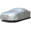 image:imageTecoom Car Cover Waterproof All Weather for Automobiles Light Shell Waterproof UVProof Windproof Design Car Cover with Zipper Storage and Lock for All Weather Indoor Outdoor Fit 191200 Inches SedanSilver