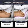 image:imageCoverado Car Seat Cushion and Lumbar Support Pillow One Piece Memory Foam Ergonomic Back Support Driving Seat Cushion for Back Pain NonSlip Washable Cushion for Car Driver OfficeA Seat Cushion Lumbar Supportpurple