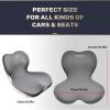 image:imageCoverado Car Seat Cushion and Lumbar Support Pillow One Piece Memory Foam Ergonomic Back Support Driving Seat Cushion for Back Pain NonSlip Washable Cushion for Car Driver OfficeA Seat Cushion Lumbar Supportgraynew