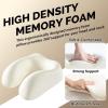 image:imageCoverado Car Seat Cushion and Lumbar Support Pillow One Piece Memory Foam Ergonomic Back Support Driving Seat Cushion for Back Pain NonSlip Washable Cushion for Car Driver OfficeNeck Pillowbeige
