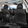 image:imageCoverado Red Car Seat Covers Full Set Waterproof Front Seats Back Seat Cover Leather Car Seat Cushion Universal Fit for Most CarsBlackGray