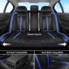 image:imageCoverado Red Car Seat Covers Full Set Waterproof Front Seats Back Seat Cover Leather Car Seat Cushion Universal Fit for Most CarsCFBlackBlue
