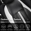 image:imageCoverado Red Car Seat Covers Full Set Waterproof Front Seats Back Seat Cover Leather Car Seat Cushion Universal Fit for Most CarsCFBlackWhite
