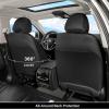 image:imageCoverado Red Car Seat Covers Full Set Waterproof Front Seats Back Seat Cover Leather Car Seat Cushion Universal Fit for Most CarsCFBlackWhite