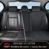 image:imageCoverado 3D Air Mesh Rear Car Seat Cover Sports Carbon Fiber Design Breathable Seat Protectors Airbag Compatible Comfort Universal for Most Cars VanTrucks SUV BlackampGreyBlackMesh