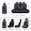 image:imageCoverado 3D Air Mesh Rear Car Seat Cover Sports Carbon Fiber Design Breathable Seat Protectors Airbag Compatible Comfort Universal for Most Cars VanTrucks SUV BlackampGreyBlackBlueMesh