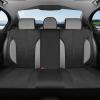image:imageCoverado 3D Air Mesh Rear Car Seat Cover Sports Carbon Fiber Design Breathable Seat Protectors Airbag Compatible Comfort Universal for Most Cars VanTrucks SUV BlackampGreyBlackGrayMesh