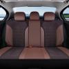 image:imageCoverado 3D Air Mesh Rear Car Seat Cover Sports Carbon Fiber Design Breathable Seat Protectors Airbag Compatible Comfort Universal for Most Cars VanTrucks SUV BlackampGreyBrownMesh