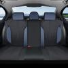 image:imageCoverado 3D Air Mesh Rear Car Seat Cover Sports Carbon Fiber Design Breathable Seat Protectors Airbag Compatible Comfort Universal for Most Cars VanTrucks SUV BlackampGreyBlackBlueMesh