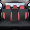image:imageCoverado 3D Air Mesh Rear Car Seat Cover Sports Carbon Fiber Design Breathable Seat Protectors Airbag Compatible Comfort Universal for Most Cars VanTrucks SUV BlackampGreyBlackWineMesh