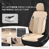 image:imageCoverado 3D Air Mesh Rear Car Seat Cover Sports Carbon Fiber Design Breathable Seat Protectors Airbag Compatible Comfort Universal for Most Cars VanTrucks SUV BlackampGreyBeigeMesh