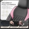 image:imageCoverado Automotive Seat Covers Faux Leather Seat Covers Front Seat Luxury Car Seat Covers Seat Cushion Front Driver Seat Covers Car Seat Protector Truck Accessories Fit Most Cars BlackampRedBlackPink