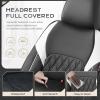 image:imageCoverado Automotive Seat Covers Faux Leather Seat Covers Front Seat Luxury Car Seat Covers Seat Cushion Front Driver Seat Covers Car Seat Protector Truck Accessories Fit Most Cars BlackampRedBlackWhite