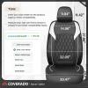 image:imageCoverado Automotive Seat Covers Faux Leather Seat Covers Front Seat Luxury Car Seat Covers Seat Cushion Front Driver Seat Covers Car Seat Protector Truck Accessories Fit Most Cars BlackampRedBlackWhite