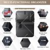 image:imageCoverado Car Backseat Organizer2 Packs with Tablet Tray Nappa Leather Organizer for Car Seat Back Waterproof Car Seat Organizer with Touch Screen Seat Protector Kick Mats for Kids1 Pack