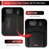 image:imageCoverado Car Floor Mats Waterproof Universal HeavyDuty Floor Mats for Cars All Weather Protection Deep Dish Car Mats Trim to Fit for Cars SUV Truck Vans Sedan 3pcs Solid Black
