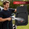image:imageCoverado Car Floor Mats Waterproof Universal HeavyDuty Floor Mats for Cars All Weather Protection Deep Dish Car Mats Trim to Fit for Cars SUV Truck Vans Sedan 3pcs Solid Black