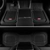 image:imageCoverado Car Floor Mats Waterproof Universal HeavyDuty Floor Mats for Cars All Weather Protection Deep Dish Car Mats Trim to Fit for Cars SUV Truck Vans Sedan 3pcs Solid Black