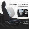 image:imageCoverado Car Seat Cover Cover for Cars Full Seat Premium Leather Universal Fit Waterproof Seat Protectors Car Seat Cushion NonSlip for Most CarsRedBlackBlue
