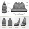 image:imageCoverado Car Seat Cover Cover for Cars Full Seat Premium Leather Universal Fit Waterproof Seat Protectors Car Seat Cushion NonSlip for Most CarsRedGray