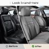 image:imageCoverado Car Seat Cover Cover for Cars Full Seat Premium Leather Universal Fit Waterproof Seat Protectors Car Seat Cushion NonSlip for Most CarsRedGray