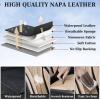 image:imageCoverado Car Seat Covers Back Car Seat Cover 3Pieces Leather Seat Cover Luxury Car Seat Cushion Luxury Seat Cover Seat Protector Universal Most Cars Trucks SUVBlackBeige