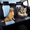 image:imageCoverado Car Seat Covers Back Car Seat Cover 3Pieces Leather Seat Cover Luxury Car Seat Cushion Luxury Seat Cover Seat Protector Universal Most Cars Trucks SUVBlackBlue
