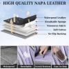 image:imageCoverado Car Seat Covers Back Car Seat Cover 3Pieces Leather Seat Cover Luxury Car Seat Cushion Luxury Seat Cover Seat Protector Universal Most Cars Trucks SUVGrayPurple