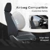 image:imageCoverado Car Seat Covers Front Covers for Cars Car Seat Cover Front Seats Car Seat Protector Waterproof Leather Car Seat Cushion Universal Interior Covers Seat Protectors for Most Cars PurpleBlackGray