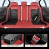 image:imageCoverado Car Seat Covers Front Seats Luxury Leather Car Seat Covers Automotive Mesh Seat Covers 2 Pack AirbagCompatible Black Seat Covers for SUV Sedan TruckRedBlack