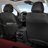 image:imageCoverado Car Seat Covers Front Seats Luxury Leather Car Seat Covers Automotive Mesh Seat Covers 2 Pack AirbagCompatible Black Seat Covers for SUV Sedan TruckRedBlack