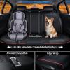 image:imageCoverado Car Seat Covers Full Set 5 Piece Car Seat Protector with Removable Headrest Nappa Leather Breathable Front Rear Seat Cushion Side All Wrapped Universal Fit Truck Most Cars PurpleNappaBlackRed