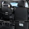 image:imageCoverado Car Seat Covers Full Set 5 Piece Car Seat Protector with Removable Headrest Nappa Leather Breathable Front Rear Seat Cushion Side All Wrapped Universal Fit Truck Most Cars PurpleNappaPurple