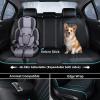 image:imageCoverado Car Seat Covers Full Set 5 Piece Car Seat Protector with Removable Headrest Nappa Leather Breathable Front Rear Seat Cushion Side All Wrapped Universal Fit Truck Most Cars PurpleLumbarBlackBlue