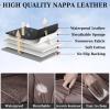 image:imageCoverado Car Seat Covers Full Set 5 Piece Car Seat Protector with Removable Headrest Nappa Leather Breathable Front Rear Seat Cushion Side All Wrapped Universal Fit Truck Most Cars PurpleLumbarBrown