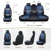 image:imageCoverado Car Seat Covers Full Set Nappa Leather Seat Covers for Cars Car Seat Protector Car Seat Cushion Front and Back Seat Protectors Cushions Universal Fit for Most Cars VehiclesGrayampPinkBlackBlue