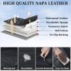 image:imageCoverado Car Seat Covers Full Set Nappa Leather Seat Covers for Cars Car Seat Protector Car Seat Cushion Front and Back Seat Protectors Cushions Universal Fit for Most Cars VehiclesGrayampPinkBlack