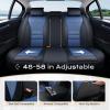 image:imageCoverado Car Seat Covers Full Set Nappa Leather Seat Covers for Cars Car Seat Protector Car Seat Cushion Front and Back Seat Protectors Cushions Universal Fit for Most Cars VehiclesGrayampPinkBlackBlue