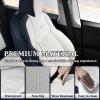 image:imageCoverado Car Seat Covers for Tesla Model Y Full Set 5 Seater Leatherette Car Seat Cushions Front Seats and Back Custom for Tesla Model Y 2020 2021 2022 2023 2024 2025 BlueWhite