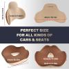 image:imageCoverado Car Seat Cushion and Lumbar Support Pillow Memory Foam Ergonomic Back Support Driving Seat Cushion for Sciatica Tailbone Back Pain NonSlip Washable Cushion for Car Driver Office