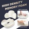 image:imageCoverado Car Seat Cushion and Lumbar Support Pillow Memory Foam Ergonomic Back Support Driving Seat Cushion for Sciatica Tailbone Back Pain NonSlip Washable Cushion for Car Driver Office
