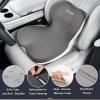 image:imageCoverado Car Seat Cushion and Lumbar Support Pillow One Piece Memory Foam Ergonomic Back Support Driving Seat Cushion for Back Pain NonSlip Washable Cushion for Car Driver OfficeGray