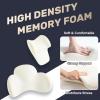 image:imageCoverado Car Seat Cushion and Lumbar Support Pillow One Piece Memory Foam Ergonomic Back Support Driving Seat Cushion for Back Pain NonSlip Washable Cushion for Car Driver OfficePink