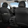 image:imageCoverado Front Seat Covers 2 Packs Leather Seat Covers for Cars Driver Seat Protectors with Splicing DesignWaterproof Car Seat Cushions Universal Seat Covers Fit for Most Cars Black amp RedBlackRed
