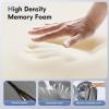 image:imageCoverado Leather Car Headrest Pillow Car Neck Pillow with Adjustable Strap Head Support Rest Driver Relax Head Muscles Relieve Driving Fatigue Breathable amp Removable Cover BlackGray